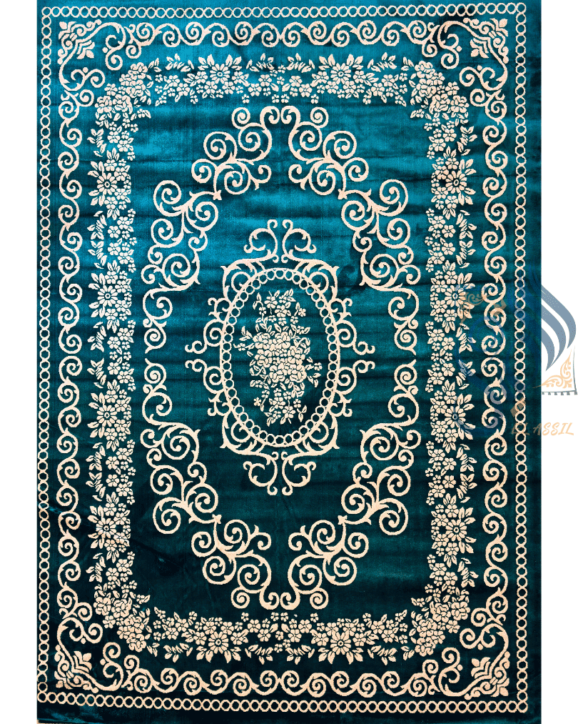 ✨ زربية خفيفة – Vert Émeraude